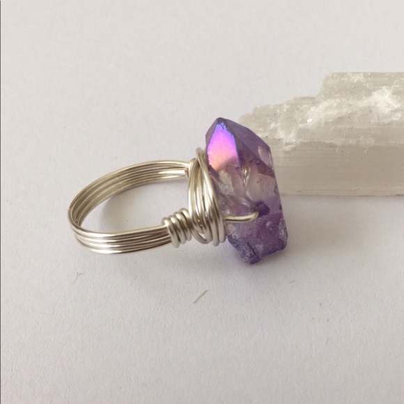 🔮 Lavender Quartz Ring✨ - Picture 4 of 8